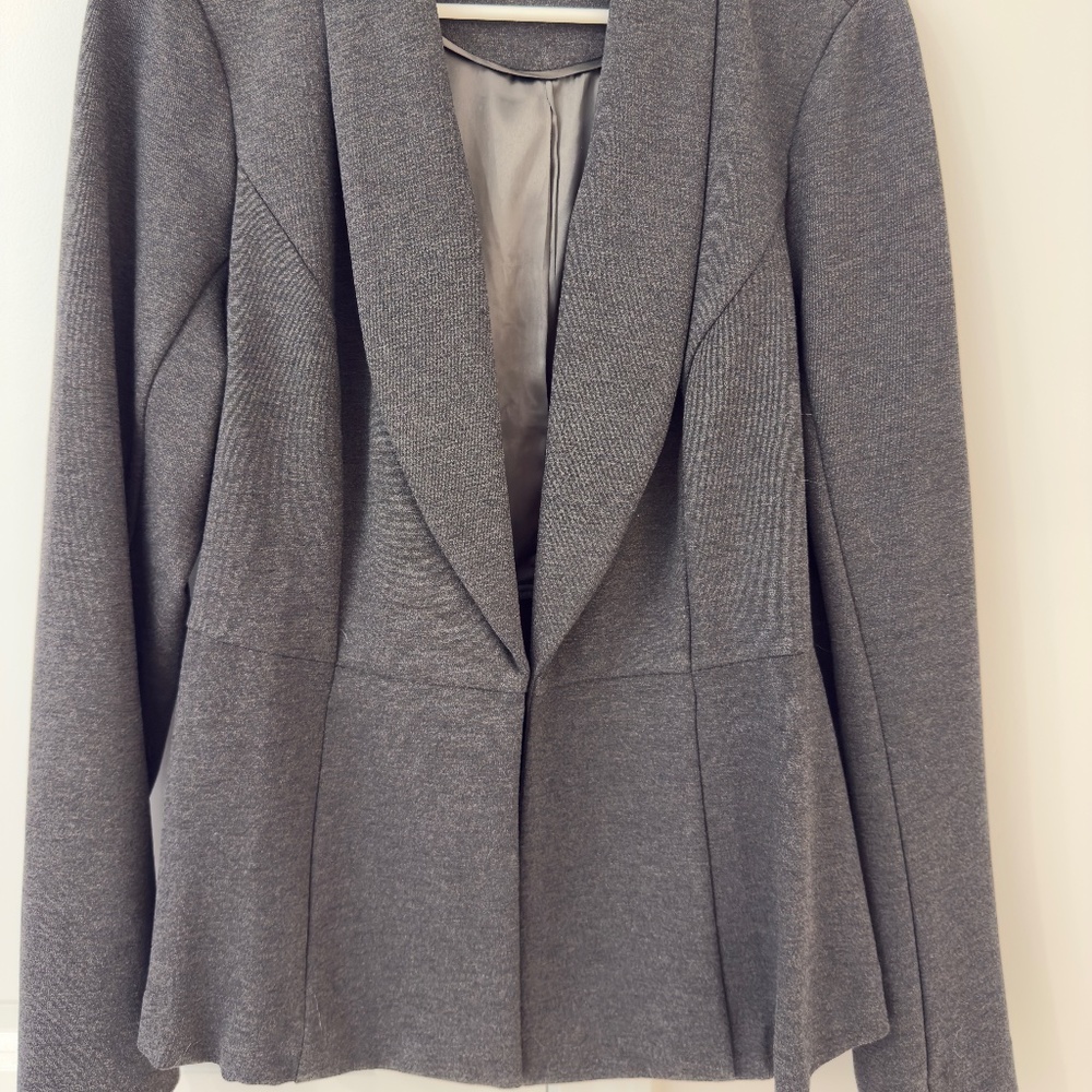 Long sleeve, peplum blazer by Torrid